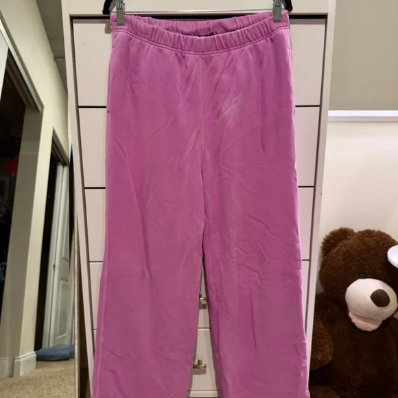 Good American Women's Wide Leg Sweatpants in Lollipop 008 - Picture 2 of 4